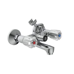 Schütte Wannenarmatur Savino,chrom,Zweigriff Schütte Wannenarmatur Savino,chrom,Zweigriff