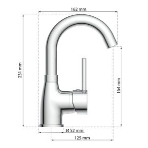 Eisl Waschtischarmatur „Futura“ chrom mit Cold-Start-Funktion Eisl Waschtischarmatur „Futura“ chrom mit Cold-Start-Funktion