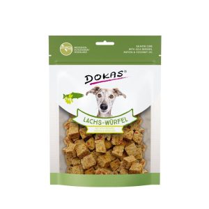 Dokas Snack Lachs-Würfel Goji Beeren 150g Dokas Snack Lachs-Würfel Goji Beeren 150g