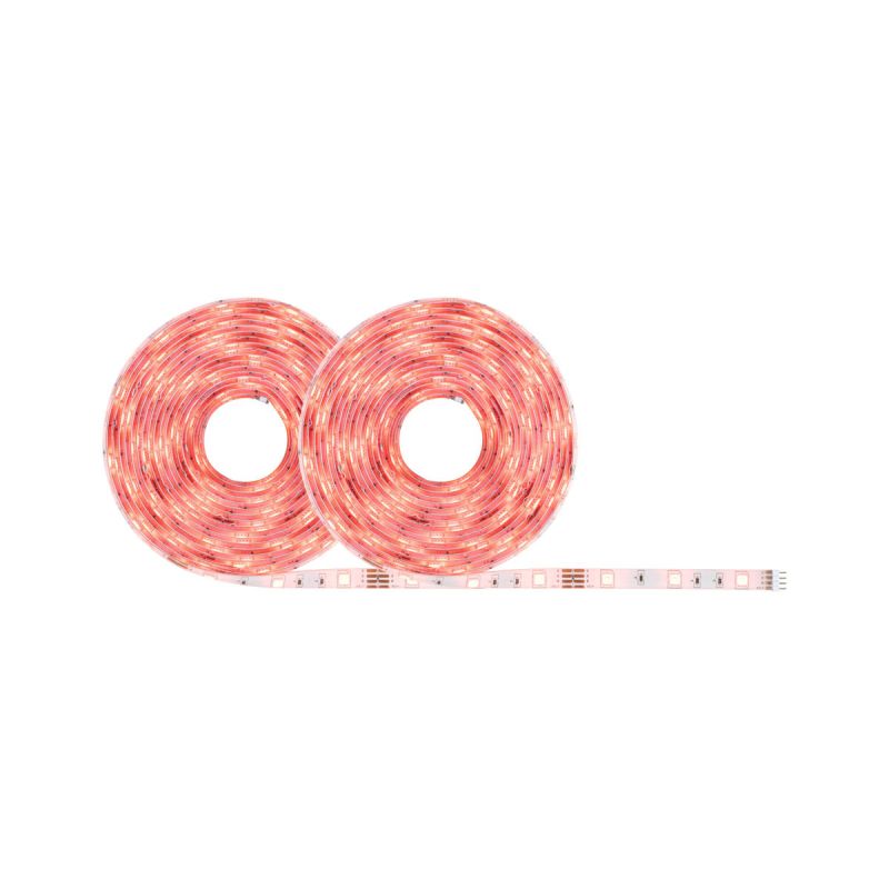 Paulmann  SimpLED Stripe Set 10m RGB Zigbee 230 12V DC Weiß Metall Kst