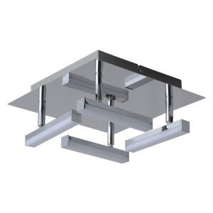 Naeve LED DL Turin Metall/KS chromeLxBxH: 25x25x11cm dimmbar Naeve LED DL Turin Metall/KS chromeLxBxH: 25x25x11cm dimmbar