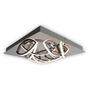 Naeve LED DL Manchester Metall/KSchrome LxBxH: 41x41x8,5cm dimmbar Naeve LED DL Manchester Metall/KSchrome LxBxH: 41x41x8,5cm dimmbar