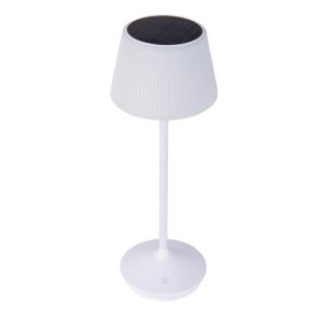 näve Solar-Tischleuchte Emmi weiß mit Akku 13x13x38cm dimmbar näve Solar-Tischleuchte Emmi weiß mit Akku 13x13x38cm dimmbar