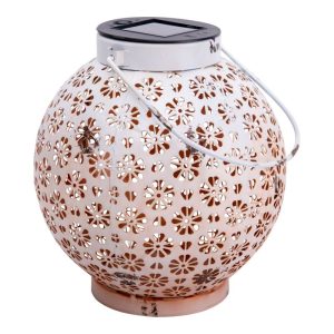 näve LED-Solardekoleuchte weiß 18 cm näve LED-Solardekoleuchte weiß 18 cm