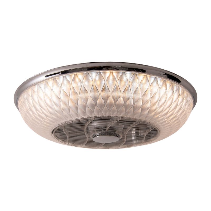 näve LED-Deckenleuchte Viento mit Ventilator 55x55x20cm