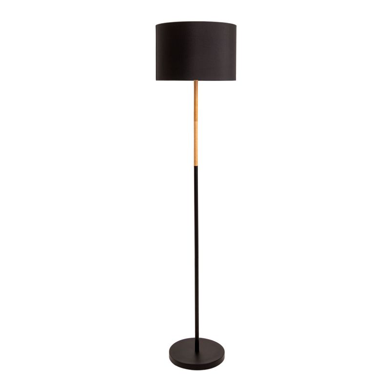 näve  Stehleuchte Tessile schwarz 36 cm Textil