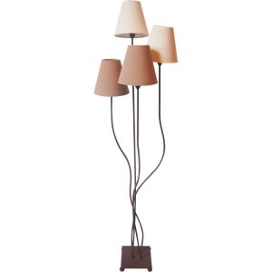 näve Stehleuchte Boho braun 4er näve Stehleuchte Boho braun 4er
