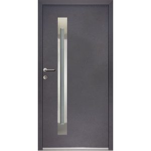 SplenDoor  Sicherheits-Nebeneingangstuer NS4 RC2 auf Maß, Anthrazit, Links