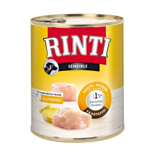 Rinti Nassfutter Sensible mit Huhn & Kartoffel 800 g Rinti Nassfutter Sensible mit Huhn & Kartoffel 800 g