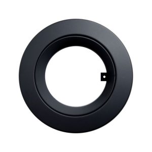 FIREFIX Doppelwandiges Rohr 150 mm schwarz Rosette mit Wandfutter FIREFIX Doppelwandiges Rohr 150 mm schwarz Rosette mit Wandfutter