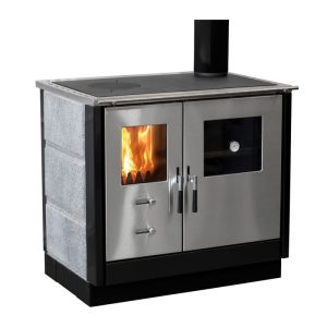 FIREFIX Küchenherd Maas Stahl Steinverkleidung FIREFIX Küchenherd Maas Stahl Steinverkleidung