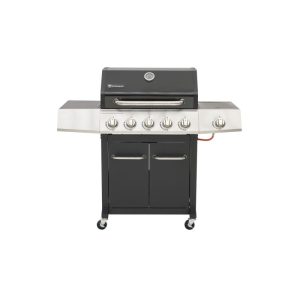 Rothmann Gasgrillwagen Daytona 5 Plusschwarz mit Edelstahlapplikationen