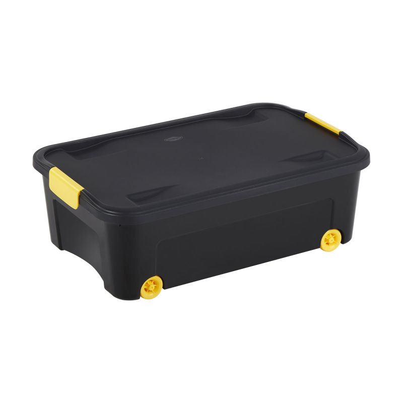 Combi Box, Farbe: Schwarz, Rollensystem, Inhalt: 29,5L