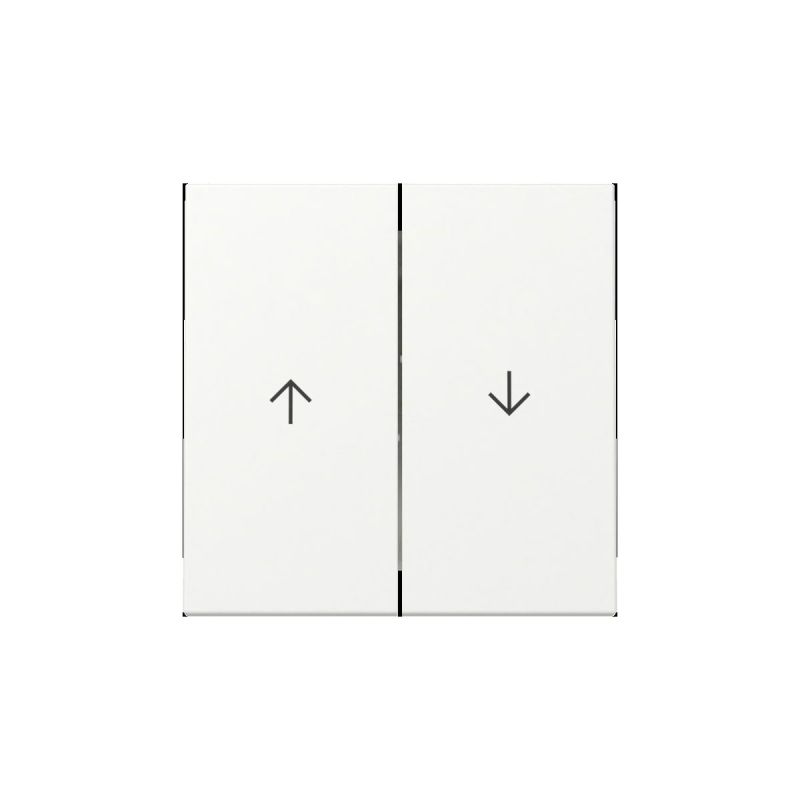 Gira  Wippe 2f Pfeil System 55 Reinweiß m