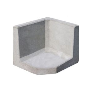 Diephaus  L-Stein Ecke grau 30 x 40 x 40 x 7 cm