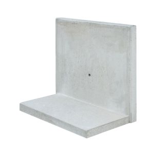 Diephaus  L-Stein Sichtbeton grau 40 x 100 x 30 x 5 cm
