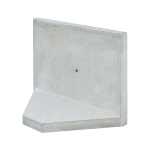 Diephaus  L-Stein Ecke Sichtbeton grau 40 x 100 x 30 x 5 cm