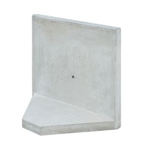 Diephaus  L-Stein Ecke Sichtbeton grau 60 x 100 x 35 x 5 cm