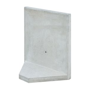 Diephaus  L-Stein Ecke Sichtbeton grau 100 x 100 x 45 x 5 cm