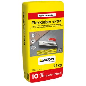 Saint-Gobain Weber Flexkleber extra C2TE 22 kg Saint-Gobain Weber Flexkleber extra C2TE 22 kg