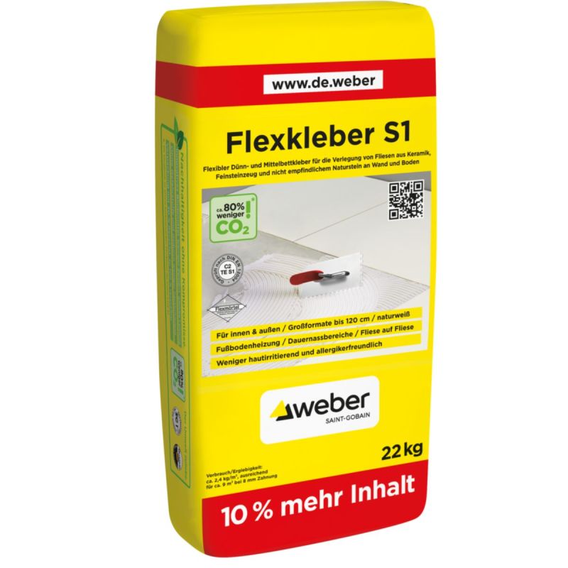 Saint-Gobain Weber Flexkleber S1 C2TE 22 kg