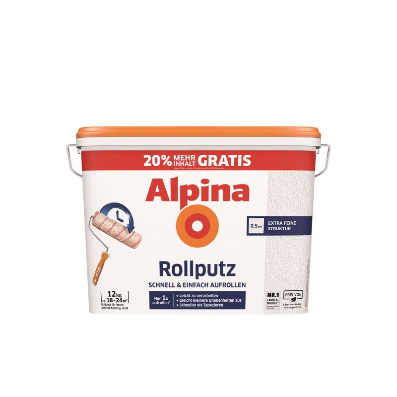 Alpina Rollputz 10Kg zusätzlich 20% GRATIS