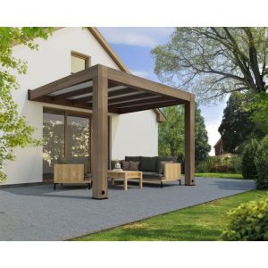 Palram Canopia Helsinki 3×3,4 Terrassenüberdachung aus Zedernholz / Sonnenschutzpaneele Palram Canopia Helsinki 3×3,4 Terrassenüberdachung aus Zedernholz / Sonnenschutzpaneele