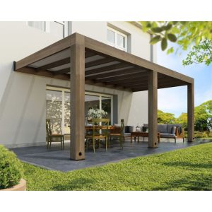 Palram Canopia Helsinki 3×6 Terrassenüberdachung aus Zedernholz / Sonnenschutzpaneele Palram Canopia Helsinki 3×6 Terrassenüberdachung aus Zedernholz / Sonnenschutzpaneele