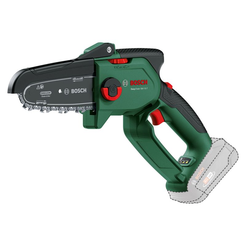Bosch Akku- Kettensäge EasyChain 18V-15-7 - ohne Akku und Ladegerät