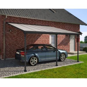 Palram Canopia Feria Alu Terrassenüberdachung Polycarbonat 4×6 m dunkelgrau Palram Canopia Feria Alu Terrassenüberdachung Polycarbonat 4×6 m dunkelgrau