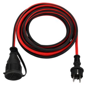 REV Ritter Verlängerung Safeline Gummi Schutzk. H05RR-F 3G1,5² 5m rot-schwarz REV Ritter Verlängerung Safeline Gummi Schutzk. H05RR-F 3G1,5² 5m rot-schwarz
