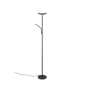Reality LED Stehleuchte SPECTER schwarz mit Lesearm Reality LED Stehleuchte SPECTER schwarz mit Lesearm