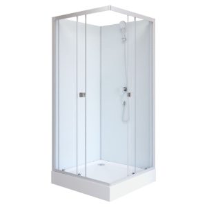 Aurlane Komplettdusche Essential, eckig, Farbe: Silber, 85x85x197,5cm Aurlane Komplettdusche Essential, eckig, Farbe: Silber, 85x85x197,5cm