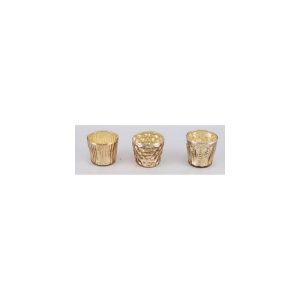 Glaswindlicht gold gemustert Glaswindlicht gold gemustert