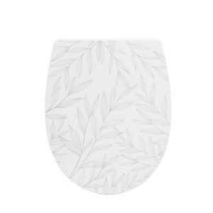 Valblue WC-Sitz Leafine Thermoplast, Absenkautomatik, abnehmbar per Knopfdruck