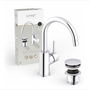 LENZ Waschtischarmatur Moana Easy-Clean Chrom LENZ Waschtischarmatur Moana Easy-Clean Chrom