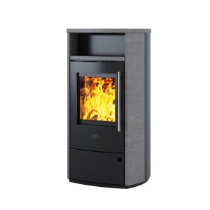 Kaminofen Mailand 6kW, Naturstein, Anschl. oben/hinten, 150mm Anschluss Kaminofen Mailand 6kW, Naturstein, Anschl. oben/hinten, 150mm Anschluss
