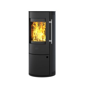 Kaminofen Neapel 6kW, Stahl, Farbe: Schwarz, 150mm Anschluss oben/hinten Kaminofen Neapel 6kW, Stahl, Farbe: Schwarz, 150mm Anschluss oben/hinten
