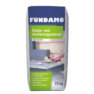 Fundamo Klebemörtel und Armierungsmörtel 25 kg Fundamo Klebemörtel und Armierungsmörtel 25 kg