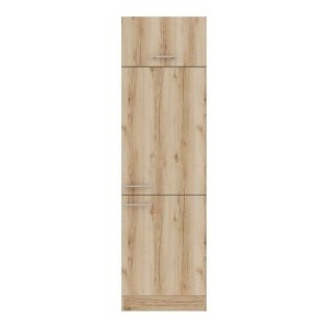 optifit Küchen Vorratsschrank Livorno 290 30 x 206,8 x 57,cm  Wildeiche Nachbildung/Wildeiche Nachbildung