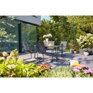 Haveson Gartenmöbel-Set Colmar anthrazit Haveson Gartenmöbel-Set Colmar anthrazit