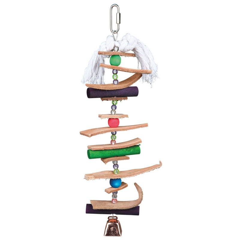 Trixie Holzspielzeug mit Leder und Perlen 28cm