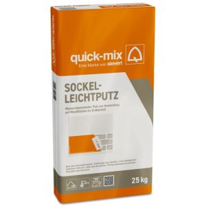 quick-mix Sockelleichtputz 25 kg quick-mix Sockelleichtputz 25 kg