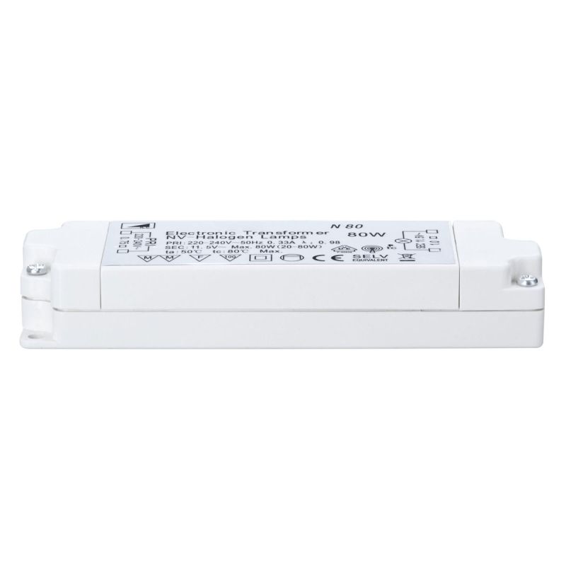 Paulmann Nice Price VDE Elektroniktrafo 20 bis 80W 230 12V 80VA Weiß