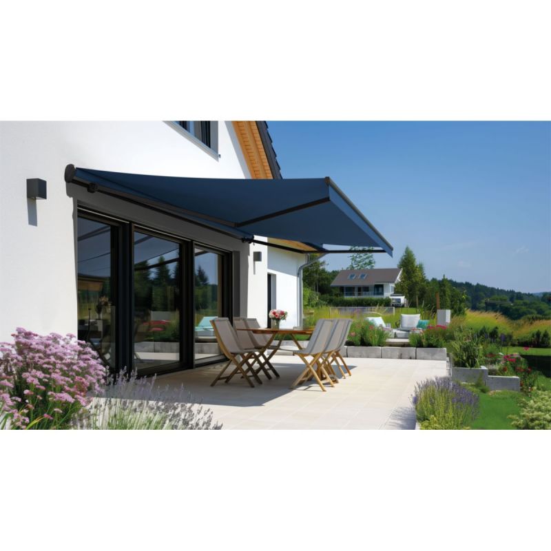 Durabil Gelenkarmmarkise Passat anthrazit 300x200 cm, Design Beach Waves