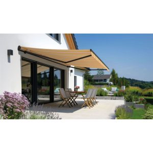 Durabil Gelenkarmmarkise Passat anthrazit 350×250 cm, Design Sun Rays Durabil Gelenkarmmarkise Passat anthrazit 350×250 cm, Design Sun Rays