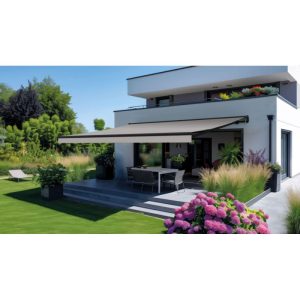 Durabil Halbkassettenmarkise Mistral anthrazit 350×250 cm, Design Moring Fog Durabil Halbkassettenmarkise Mistral anthrazit 350×250 cm, Design Moring Fog