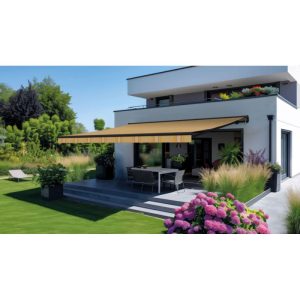 Durabil Halbkassettenmarkise Mistral anthrazit 400×300 cm, Design Sun Rays Durabil Halbkassettenmarkise Mistral anthrazit 400×300 cm, Design Sun Rays