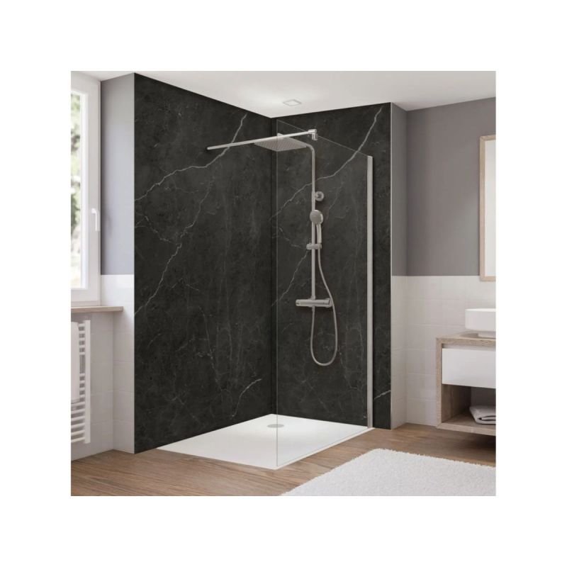 Breuer Via WalkIN, begehbare Dusche, chromklar, 1200x1900cm