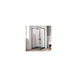 Breuer Ektos Eckeinstieg ST 4-teilig schwarz800-900x1800cm Breuer Ektos Eckeinstieg ST 4-teilig schwarz800-900x1800cm